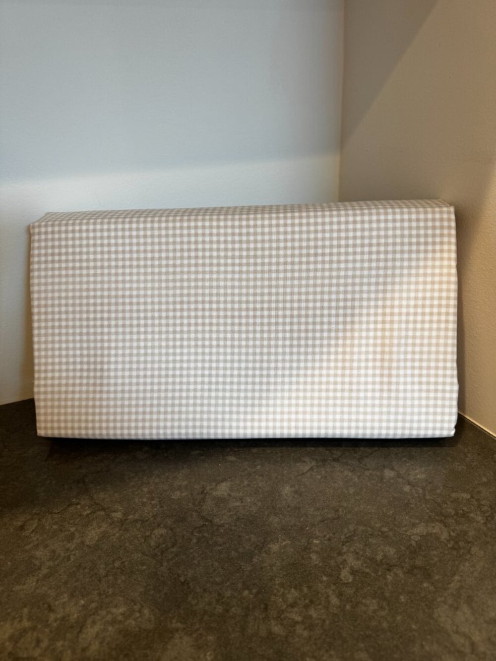 NWT Rachel Zoe Beige Gingham Ruffle Accent Pillow/Queen Sheet ONLY- Cottagecore - Picture 7 of 13